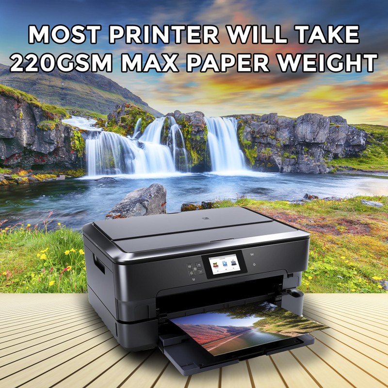 Papercutz A4 Glossy Inkjet Printer Paper, 100 Sheets (200GSM) -