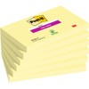 Post-it Super Sticky Notes Canary Yellow, Pack of 6 Pads,