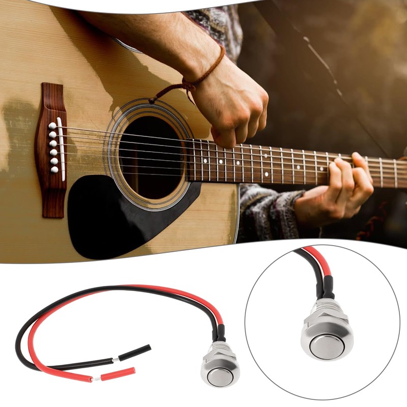 Create idea 1 x Guitar Push Button Switch with 8