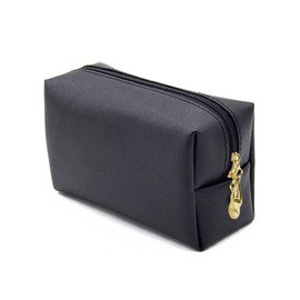 Large Capacity Travel Cosmetic Bag Women, Waterproof Portable PU Leather Toiletry Bag, Multifunctional Travel Toiletry Bag Makeup Organizer Storage Bag for Women（Large-Black）