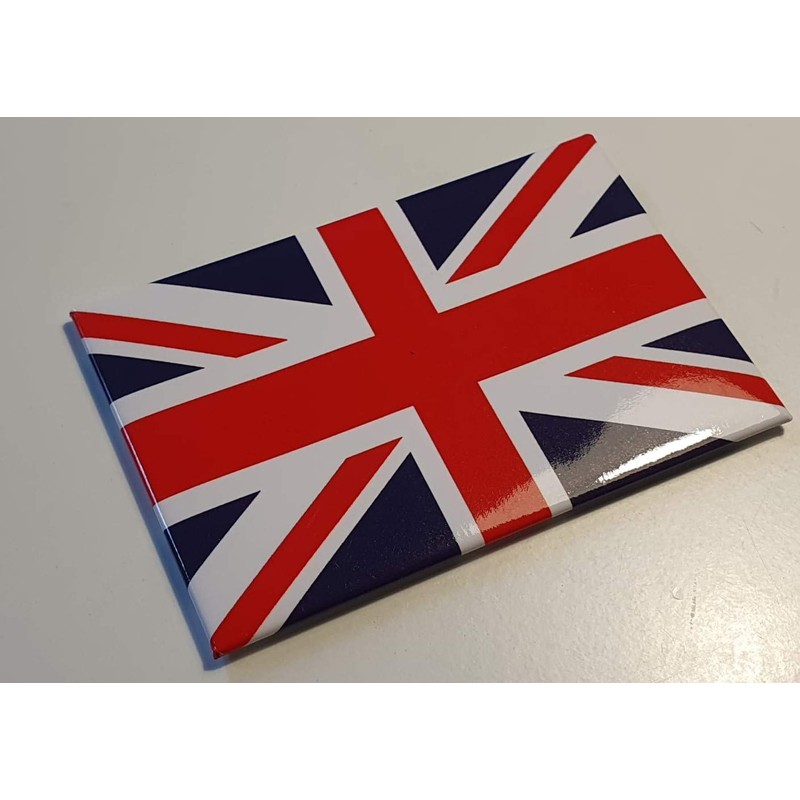 thomas benacci Union Jack Metal Tin Fridge Magnet - British