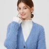 SUZALA Removable Wrist Cuffs False Sleeves for Women Teens, Knitting-White