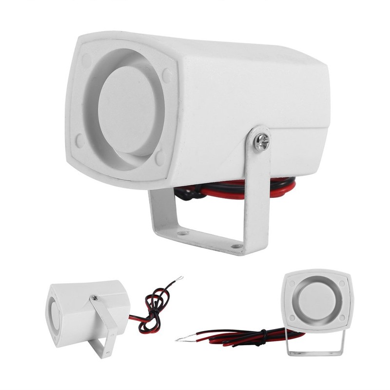 Fdit Alarm Wired Electronic Siren Wireless Motion Sensor Mini Strong