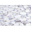 Circul Bath Mat 70 x 35 cm Transparent Stone Look
