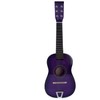 Unbranded 23” Mini Acoustic Guitar Wood Beginner Purple Small Toy