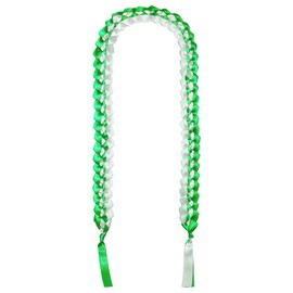 Graduation Lei Penta Angel 2023 Braided Graduation Ribbon Lei Honor Cord Gift for High School College Student Grad Party Decoration (Green, White)