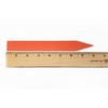 Large 1" x 8" Orange Plastic Plant Labels (Pack of