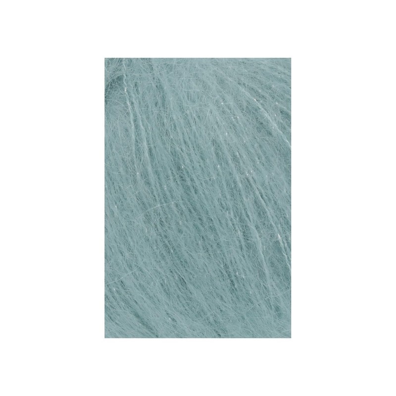 Lang Yarns Mohair Deluxe M Mint/Silver Colour (0071) – 25g/Approx.