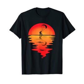 Kiteboarding Vintage Sunset Kitesurf Kiteboard Kitesurfing T-Shirt