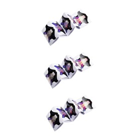 Healvian 300pcs Fish Shaped Nail Art Guide Forms Thickened Crystal Nail Extension Trays for Gel Manicure for Beauty