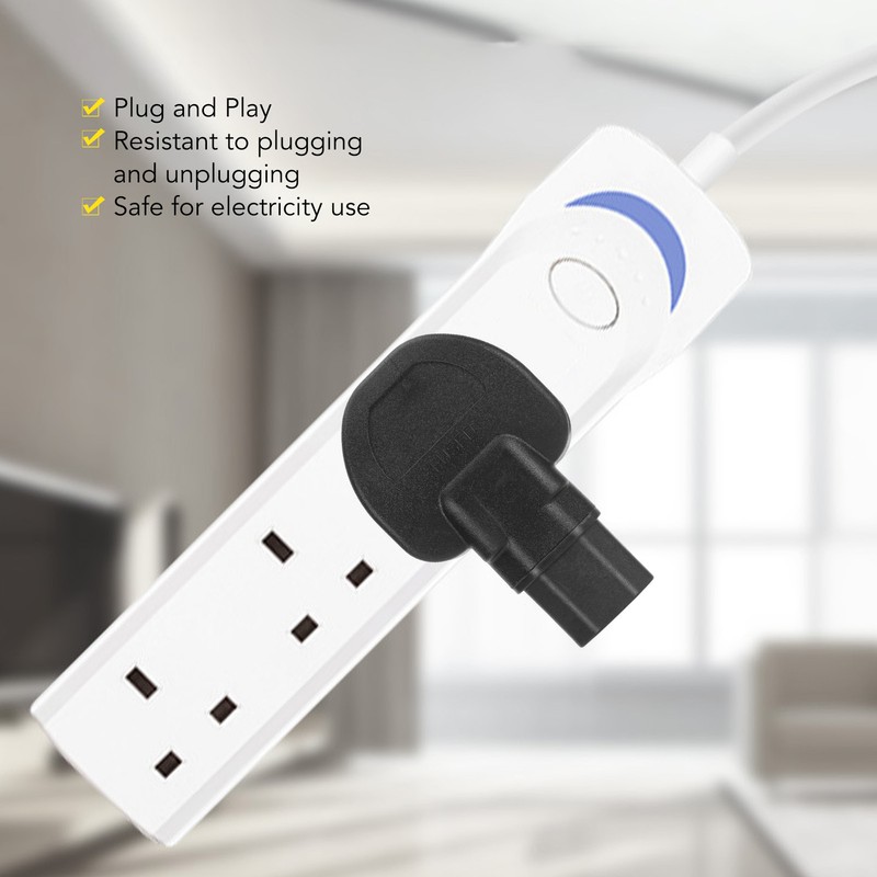 2Pcs to IEC320 C13 Power Adapter Power Cord Adapter Connector
