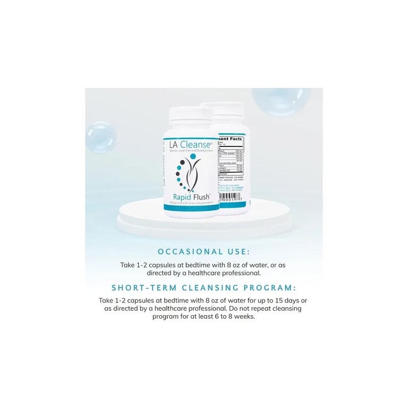 La Cleanse Detox Limpieza Intestinal 15 Días 30 Cápsulas