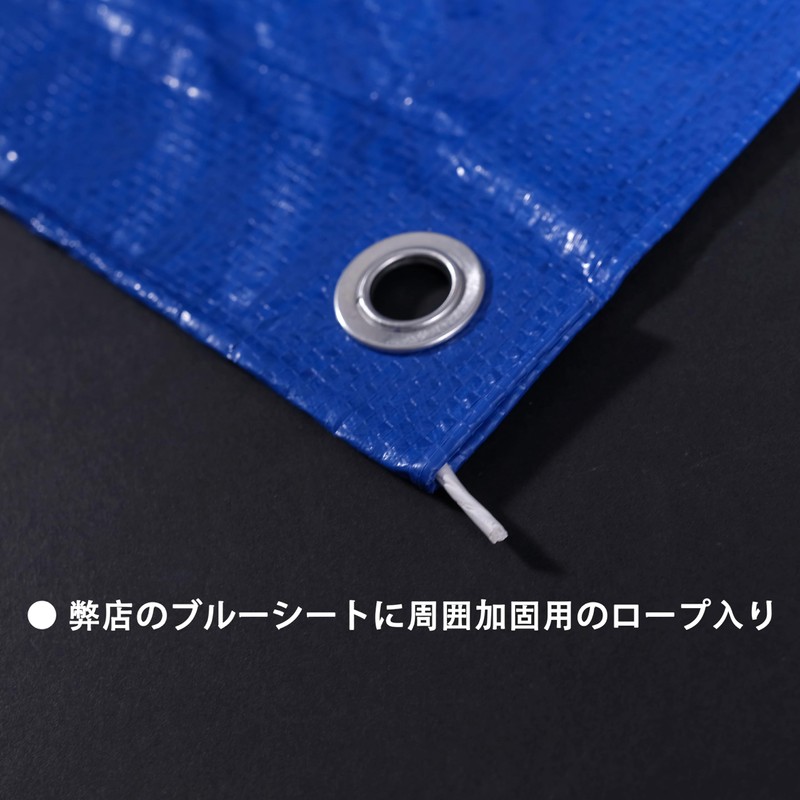 Tarpal #2000 Waterproof Blue Sheet, Medium Thick, 6.9 x 8.9