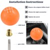 Padaodao 6 Speed Grip Knob, Car Gear Shifter Handle Head