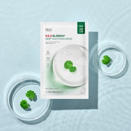 Dr.G 닥터지 레드 블레미쉬 딥 수딩 마스크 10매 Dr.G Red Blemish Deep Soothing Mask 10 Sheets