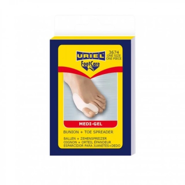 Uriel Foot Care Medi Gel Bunion + Toe Spreader 3674