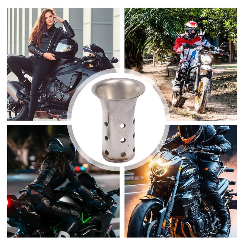 Muffler Silencer Baffle - Noise Eliminator Muffler Insert for Motorcycle