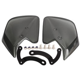 Qqmora 1 Pair Smoky Motor Hand Guards, Handlebar Protection for NMAX 125/150/155 XMAX 250 300 400, Wind and Cold Protection