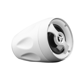 OSD Audio Forza Pendant Hanging 4" Speaker Weather Resistant, Reinforced Cable Suspension, 70V/8Ohm, White, Single