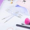 Ipetboom 5pc Nail Art Set Dotting Pens Wave Rods Stainless