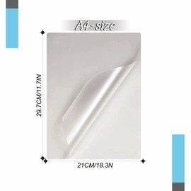 A4 Laminating Pouches 80 Micron Plastic Paper Clear Laminating Sheets Waterproof Laminate Pockets Sleeves Ideal For Protecting & Preserving Prints Documents Business Cards Posters 216mm X 303mm (10pk)