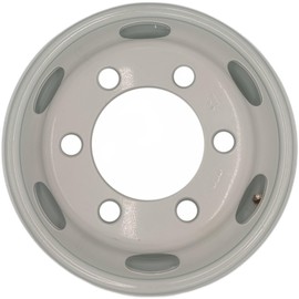 16" Single 16x6 White Steel Wheel For ISUZU NPR NPR-HD NQR 1995-2023 OEM Design Replacement Rim 8971451132