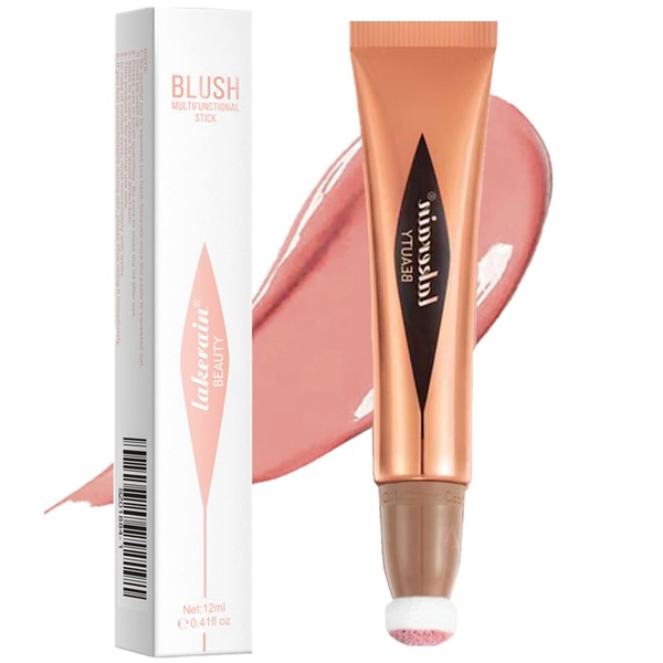 Go Ho Liquid Blush Beauty Wand,Soft Cream Blush Makeup,Liquid Blush