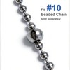 Oversized 10mm Ball Chain Stoppers for #10 Beaded Ball Chains