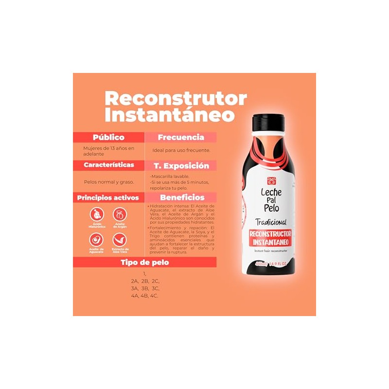 LECHE PAL PELO TRADICIONAL RECONSTRUCTOR INSTANTANEO 440ML/14.9OZ