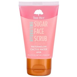 Tree Hut Mini exfoliante facial hidratante de sandía y cactus, limpia profundamente los poros para eliminar la piel muerta y las impurezas, tamaño de 