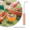 HiChuAng Weed Remover Tool Stainless Steel Patio Weeder Single Claw