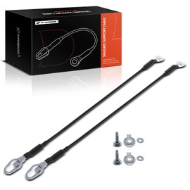A-Premium Tailgate Support Cable Compatible with Ram 1500 2011-2018, 1500 Classic 2019-2022, 2500 3500 2011-2022, 4500, 5500 & Dodge Ram 1500 2500 3500 4500 5500, 21-1/4 Inch, Rear Tailgate, 2-PC set