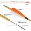 TOPARCHERY Premium 30" Carbon Hunting Arrows with 4" Real Turkey