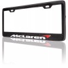 Super Car Gear McLaren White Lettering 100% Carbon Fiber License