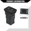 Hihaha 1 Set Spotlight Button Switch Motor Boat Switch with