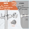 YDmeet Filtered Handheld Showerhead with 30-Inch Shower Slide Bar Set,