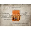 DURACUIR Construction Electrician Leather Tool Pouch Bag Klein Carpenter