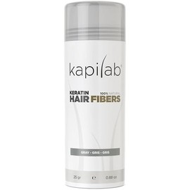 Kapilab Scattered Hair Fibres Grey Hair Powder for Hair Thickening - Keratin Root Powder for Thinning Hair Women and Men Hair Loss 100% Natural 25 g
