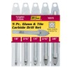 IVY Classic 10372 5-Piece Glass and Tile Drill Bit Set,