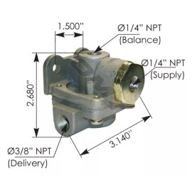 Automann QR1C Type Quick Release Valve Part # 289714, 1676745C1, 25175160, 170.289714