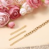 200Pcs Necklace Chain Extender for Jewelry Making 5cm Tail Extender