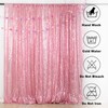 ShinyBeauty 4FTx7FT Sequin backdrops,Fuchsia Pink Sequin Photo Booth Backdrop, Party