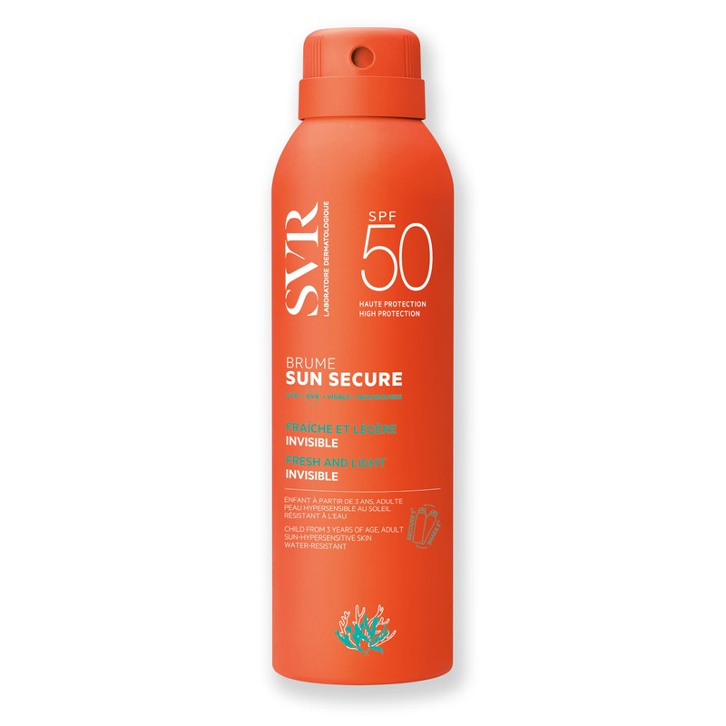 SVR Sun Secure Brume SPF50 Bruma Protectora Solar Facial y