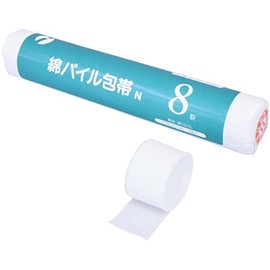 イワツキ 綿パイル包帯N 耳付 8裂 003-30243 3．7CMX9M 8 包帯