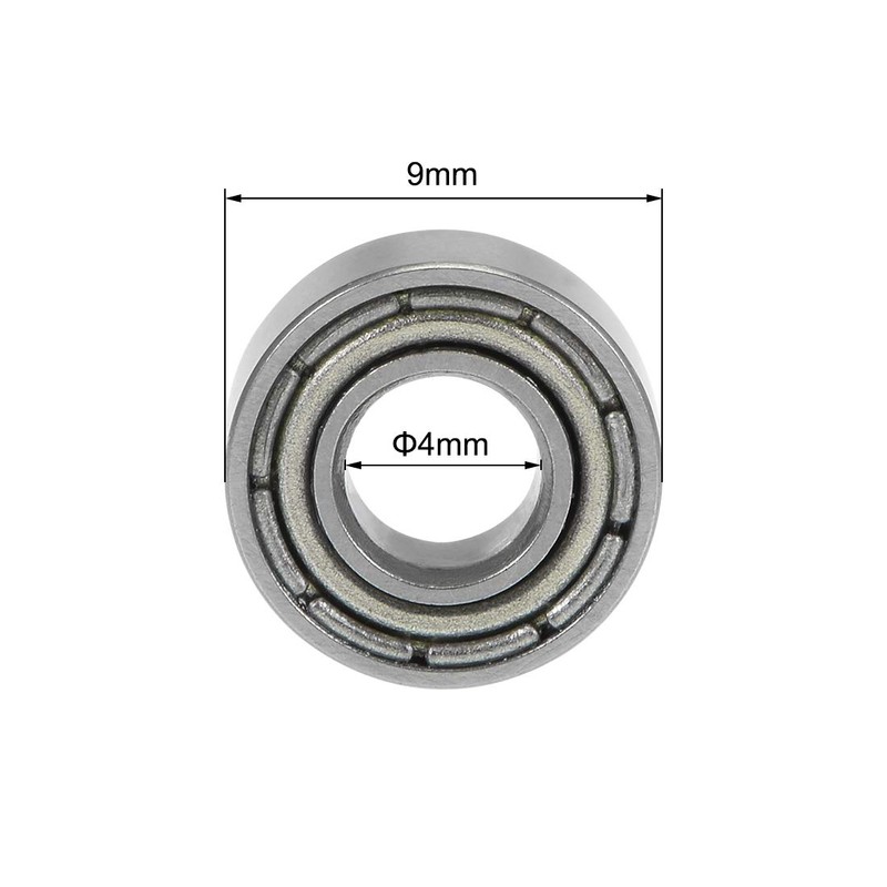 sourcing map Pack of 4 684ZZ deep groove ball bearings