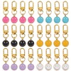 DICOSMETIC 24Pcs 6 Style Smile Face Keychain Enamel Happy Expression