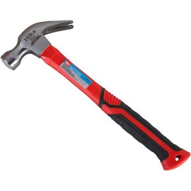Hilka Claw Hammer Fibreglass Shaft 8oz Rubber Grip