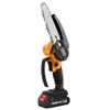 MITOOL KIT Cordless Chainsaw with 2.0ah Li-ion Battery 6-Inch Hand-held