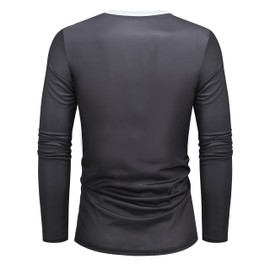 Colorful House Men's 3D Printed Tuxedo Shirts Long Sleeve