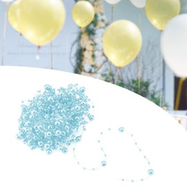 Beufee Pearl String, String of Pearls Artificial Beads Chain Garland Pearls Beads String Pearl Party Garland Decoration Fishing Line Pearl Garland(Blue)